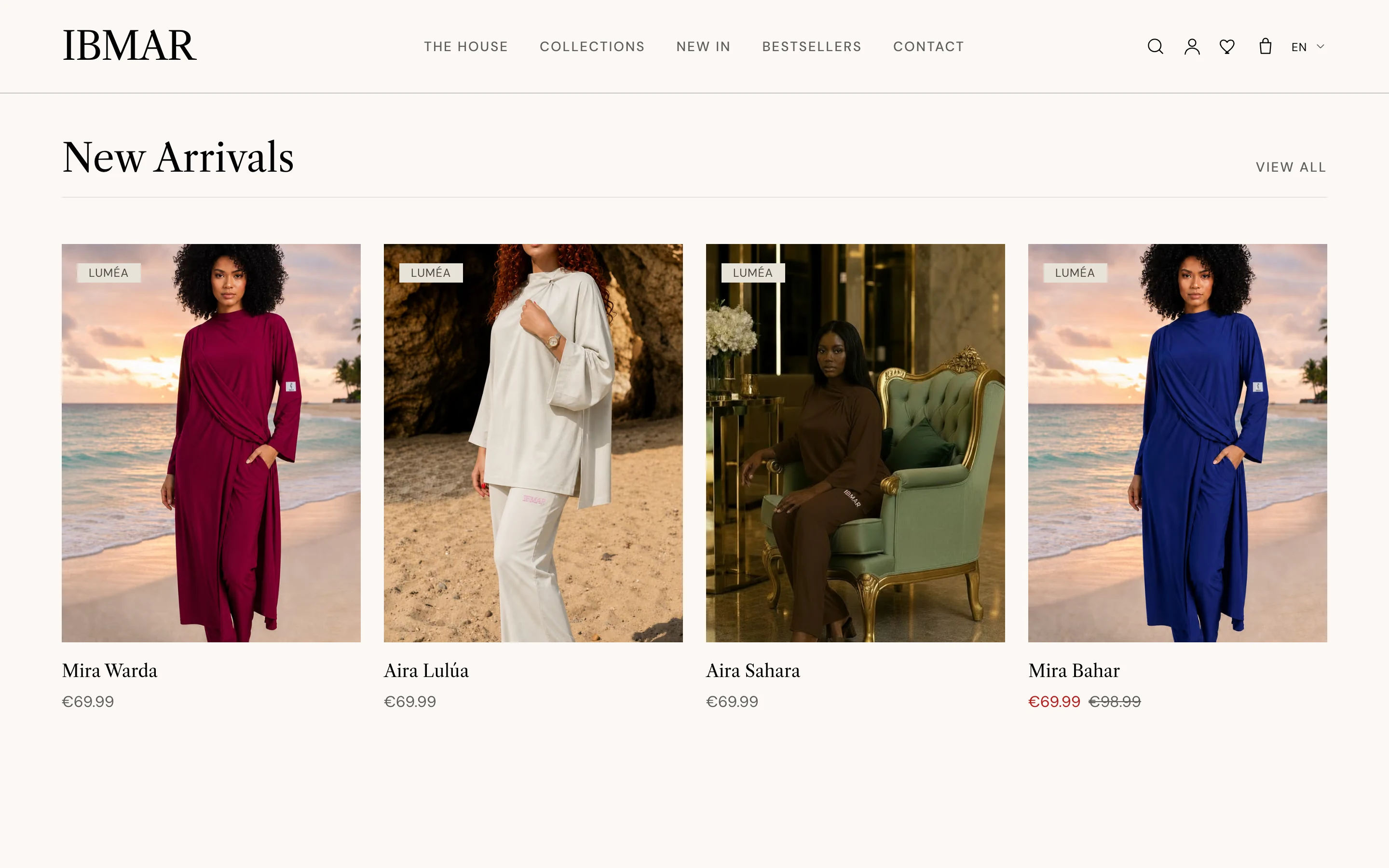 New arrivals: four pieces from the LUMÉA collection